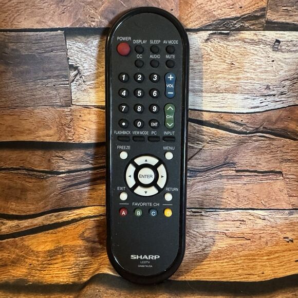 SHARP GA667WJSA LCD TV Remote Control Original OEM Tested & Working - Picture 1 of 7